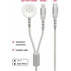Swissten belaidis įkroviklis 2in1 Apple Watch ir Lightning USB-C 1,2m