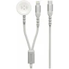 Swissten belaidis įkroviklis 2in1 Apple Watch ir Lightning USB-C 1,2m