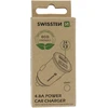 „Swissten“ ekologiškas metalinis aukščiausios kokybės automobilinis įkroviklis, 2 x USB, 4,8 A