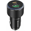 „Swissten PD USB-C“ / USB automobilinis įkroviklis 38 W su USB-C - USB-C laidas 1 m