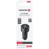 Swissten Car Charger USB-C PD / USB 63W