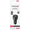 Įkroviklis Swissten Swissten Car Charger USB-C PD / USB 63W
