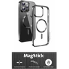 Swissten Clear Jelly Magstick metalinis dėklas, skirtas Apple iPhone 15 Pro Max