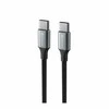 SWISSTEN TEXTILE II datový kabelis USB-C - USB-C 1.5m juoda