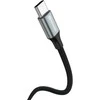 SWISSTEN TEXTILE II datový kabelis USB-C - USB-C 1.5m juoda