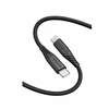 „Swissten“ minkštas silikoninis USB-C – USB-C 60W laidas, 0,4 m