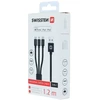 USB kabelis Swissten USB-A - USB-C + microUSB + Žaibas 1,2 m Juodas (72501101)
