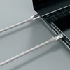 SWISSTEN TEXTILE II duomenų kabelis USB-C - USB-C 1,5 m baltas