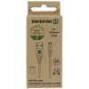 „Swissten Eco Friendly“ greito įkrovimo 3A „Lightning Data“ ir įkrovimo laidas, 1,2 m