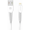 USB kabelis Swissten USB-A - Lightning 1 m, baltas (SW-BA-LIGH-3A-1M-WH)