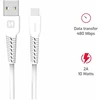 Swissten USB - USB-C 1.0m balta