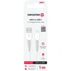 Swissten USB - USB-C 1.0m balta