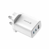 Swissten Edge GaN Power Adapteris 65 W, Baltas (UK)