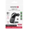 SWISSTEN FOLDING WIRELESS Qi2 CHARGER MagBase 3in1 Juodas (MagSafe compatible)