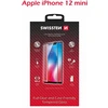 „Swissten“ grūdinto stiklo ekrano apsauga, skirta „Apple iPhone 12 MINI“, juoda, pritaikyta dėklui ir spalvotam rėmeliui.