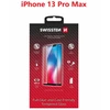 „Swissten“ grūdinto stiklo ekrano apsauga, skirta „Apple iPhone 13 PRO MAX“, juoda, pritaikyta dėklui ir spalvotam rėmeliui