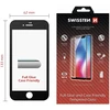 Swissten grūdinto stiklo ekrano apsauga, pro Apple iPhone SE 2020, juoda, tinka dėklui ir spalvotas rėmelis