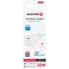 SWISSTEN GaN USB-C 20W maitinimo adapteris baltas
