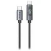 „Swissten“ LCD kabelis USB-C / USB-C 1,5 m