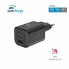 Swissten Travel Charger GaN 2x USB-C / PD USB-A / 18W QC / 65W