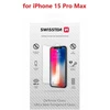 SWISSTEN apsauginis grūdintas stiklas RE 2.5D skirtas Apple iPhone 15 Pro Max