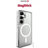 SWISSTEN skaidrus želė MagStick metalinis dėklas, skirtas Samsung Galaxy S26 PLUS 5G, skaidrus