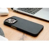 Dėklas SWISSTEN MagCarbon pouzdro pro Apple iPhone 16 Pro Max juoda