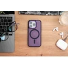 SWISSTEN MagStick FLEX dėklas, skirtas Apple iPhone 15 Pro Max violetinis