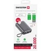 „Swissten“ išorinė baterija 20000 mAh 45 W su integruotu USB-C laidu