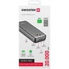Swissten SWISSTEN, išorinė baterija, WORX PRO, ličio polimerų, 5/9/12V, telefonams ir kitiems įrenginiams įkrauti, 22013961, 20000mAh, juoda
