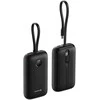 „Swissten Voltbox“ 35 W išorinė baterija, 10000 mAh, su integruotais USB-C ir „Lightning“ laidais