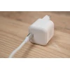 SWISSTEN Tinklo adapteris GaN USB-C + duomenų kabelis USB-C - USB-C 20W 1,2 m baltas