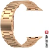 Swissten Išmaniojo laikrodžio Apple 1/2/3/4/5/6/SE dirželis, Rausvos spalvos, 42/44mm