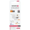 Įkroviklis Swissten SWISSTEN Adapteris sieciowy SlideCHARGE GaN 45W, 1 port, su kablem USB-C