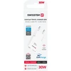 Swissten Plonas kelioninis GaN USB-C / USB įkroviklis 30 W