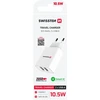 Swissten Travel Smart 2x USB 2.1A balta
