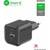 „Swissten“ kelioninis įkroviklis 12 W USB-C / USB-A