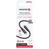 „Swissten“ minkštas silikoninis USB-C - „Lightning“ 30 W duomenų ir įkrovimo laidas, 0,4 m