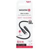 „Swissten“ minkštas silikoninis USB-C – USB-C 60W laidas, 0,4 m