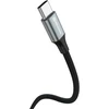 SWISSTEN TEXTILE II datový kabelis USB-C - USB-C 1.5m juoda