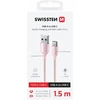 „Swissten Textile II USB - USB-C“ duomenų ir įkrovimo kabelis, 1,5 m