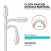 Kabelio / USB -C kabelis / „Lightning MFI“ 1,2 M Swissten - sidabras