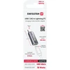 „Swissten Textile“ USB-C / „Lightning“ adapteriai