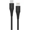 Swissten USB-C - Lightning 1.0m juoda