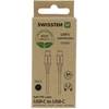 SWISSTEN datový kabelis USB-C - USB-C 1.2m juoda (ECO BALENÍ)