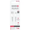 Swissten USB - mikro USB 1.0m balta