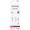 Swissten USB - USB-C 1.0m balta
