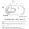 Įkroviklis Swissten Wireless Charger 3 in 1 Stovas Juodas Apple ir Samsung (laikrodžio kabelis neįtrauktas)