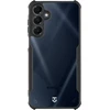 Tactical Quantum Stealth dėklas Samsung Galaxy A16 5G skaidrus ir juodos spalvos
