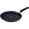 TEFAL D52210 Resist Intense Crepepfanne 25cm mit Spiegel-Effekt weinrot
